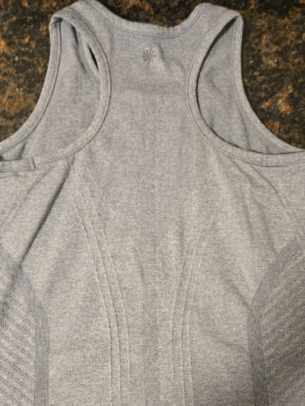 Athleta Light Gray Racerback Performance Tank - Picture 4 of 4
